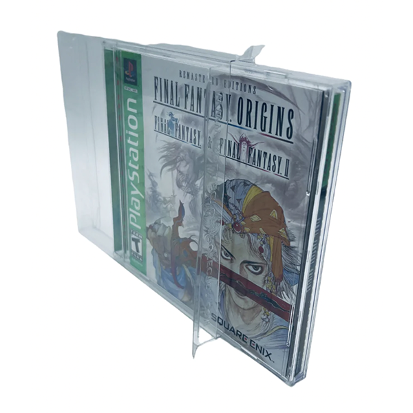 VIDEO GAME BOX Protectors for PS1 JEWEL CASE Single CD Game Boxes (50m