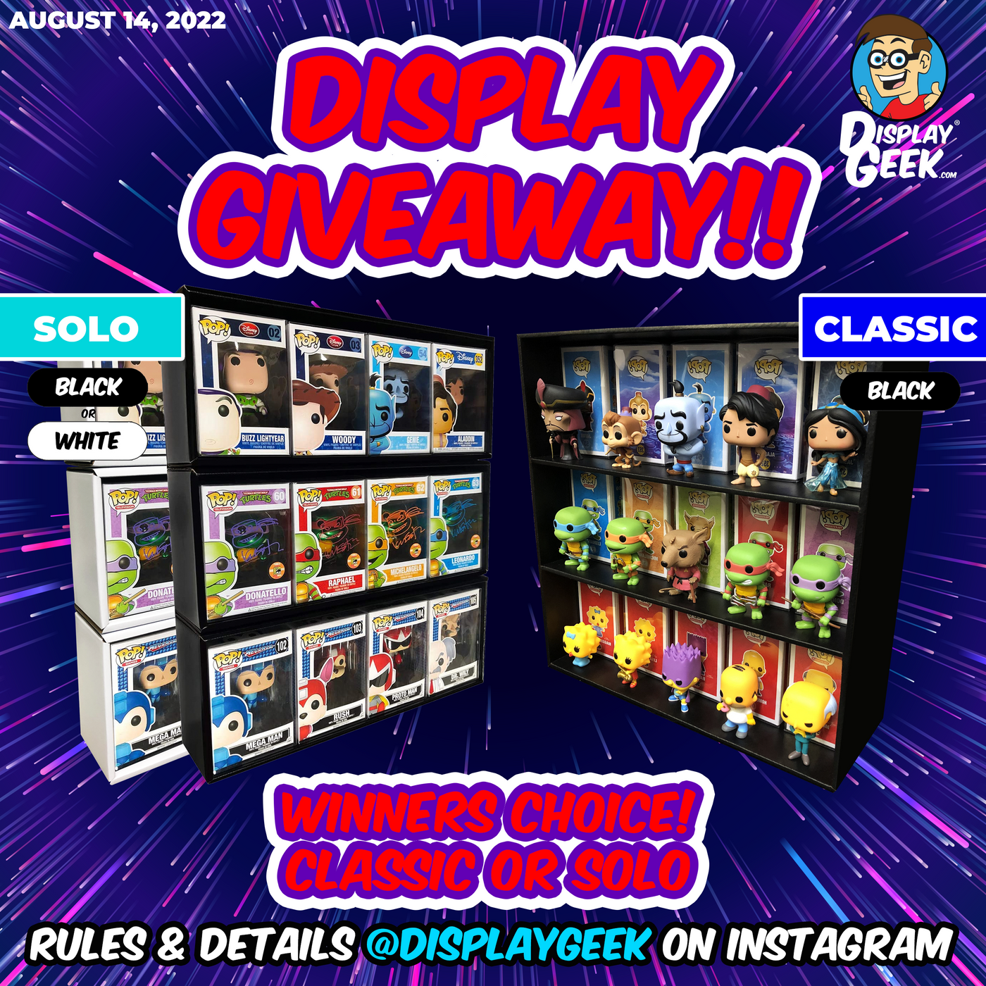 Display Case Giveaway (August 14, 2022)