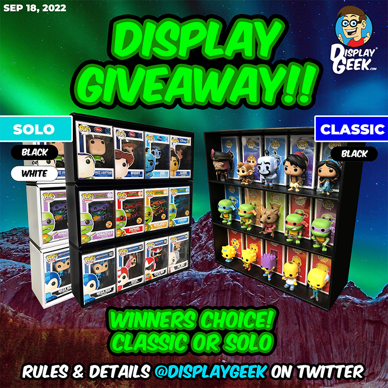Geek Displays Display Case Giveaway (September 18, 2022)– Display Geek, Inc.