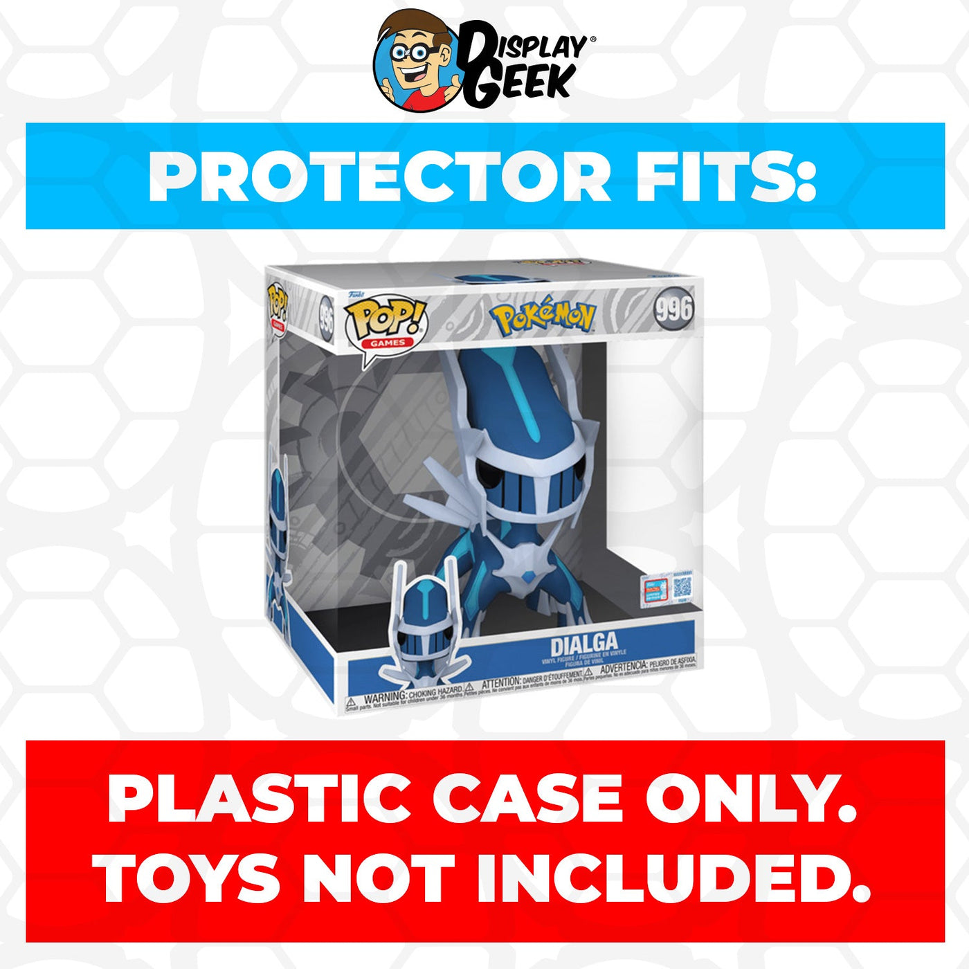 Funko POP! 10 inch Pokemon Dialga NYCC #996 Jumbo Size Pop Protector CONFIRMED by Display Geek