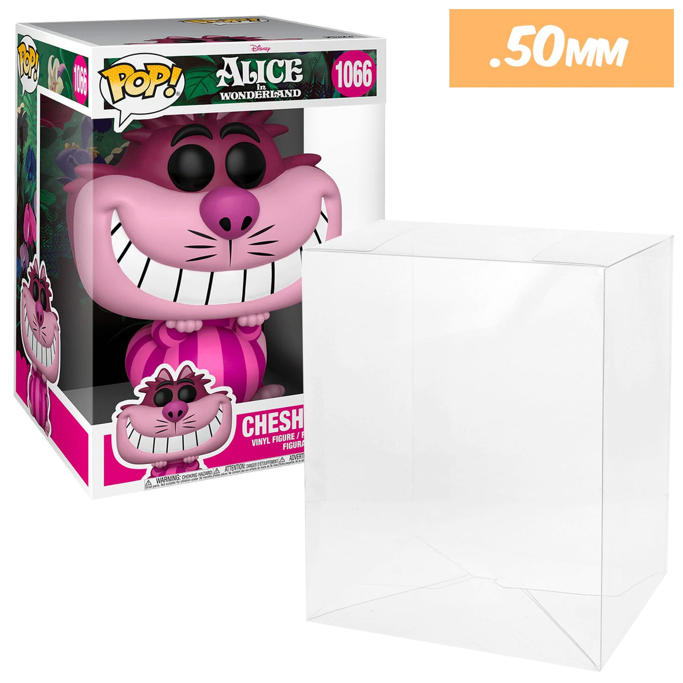 Funko POP! 10 inch Cheshire Cat Pop Protector Size CONFIRMED by Display Geek