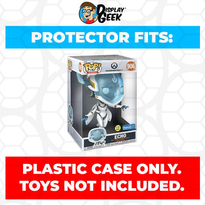 Funko POP! 10 inch Overwatch Echo Glow in the Dark #906 Jumbo Size Pop Protector Size CONFIRMED!