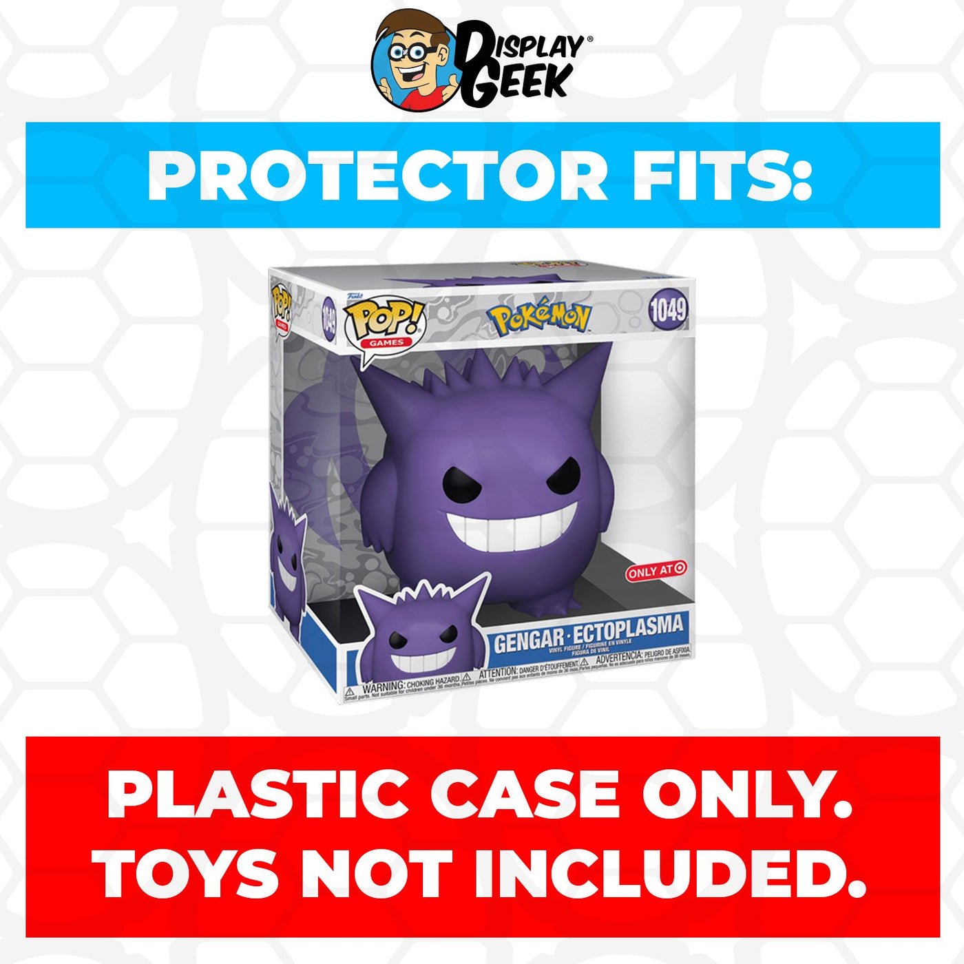 Funko POP! 10 inch Pokemon Gengar #1049 Jumbo Size Pop Protector CONFIRMED by Display Geek