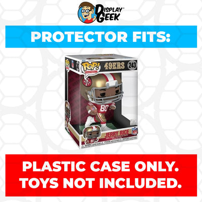 Funko POP! 10 inch Jerry Rice #243 Jumbo Size Pop Protector CONFIRMED by Display Geek