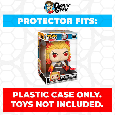 Funko POP! 10 inch Demon Slayer Kyojuro Rengoku #1399 Jumbo Size Pop Protector Size CONFIRMED!