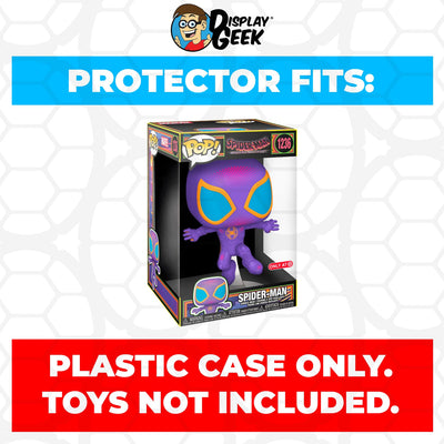 Funko POP! 10 inch Spider-Man Blacklight #1236 Jumbo Size Pop Protector Size CONFIRMED!