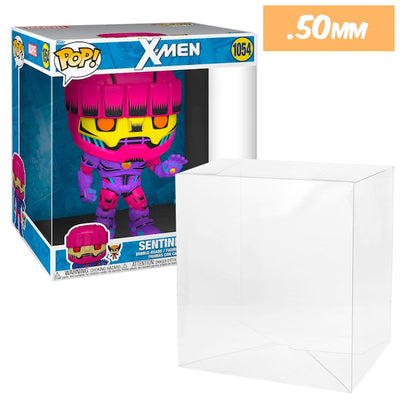Funko POP! 10 inch Sentinel with Wolverine #1054 Pop Protector Size CONFIRMED by Display Geek