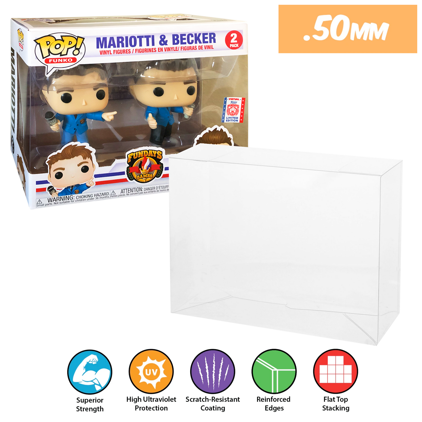 Mariotti and Becker 2 Pack Funkon Pop Protector Size CONFIRMED!