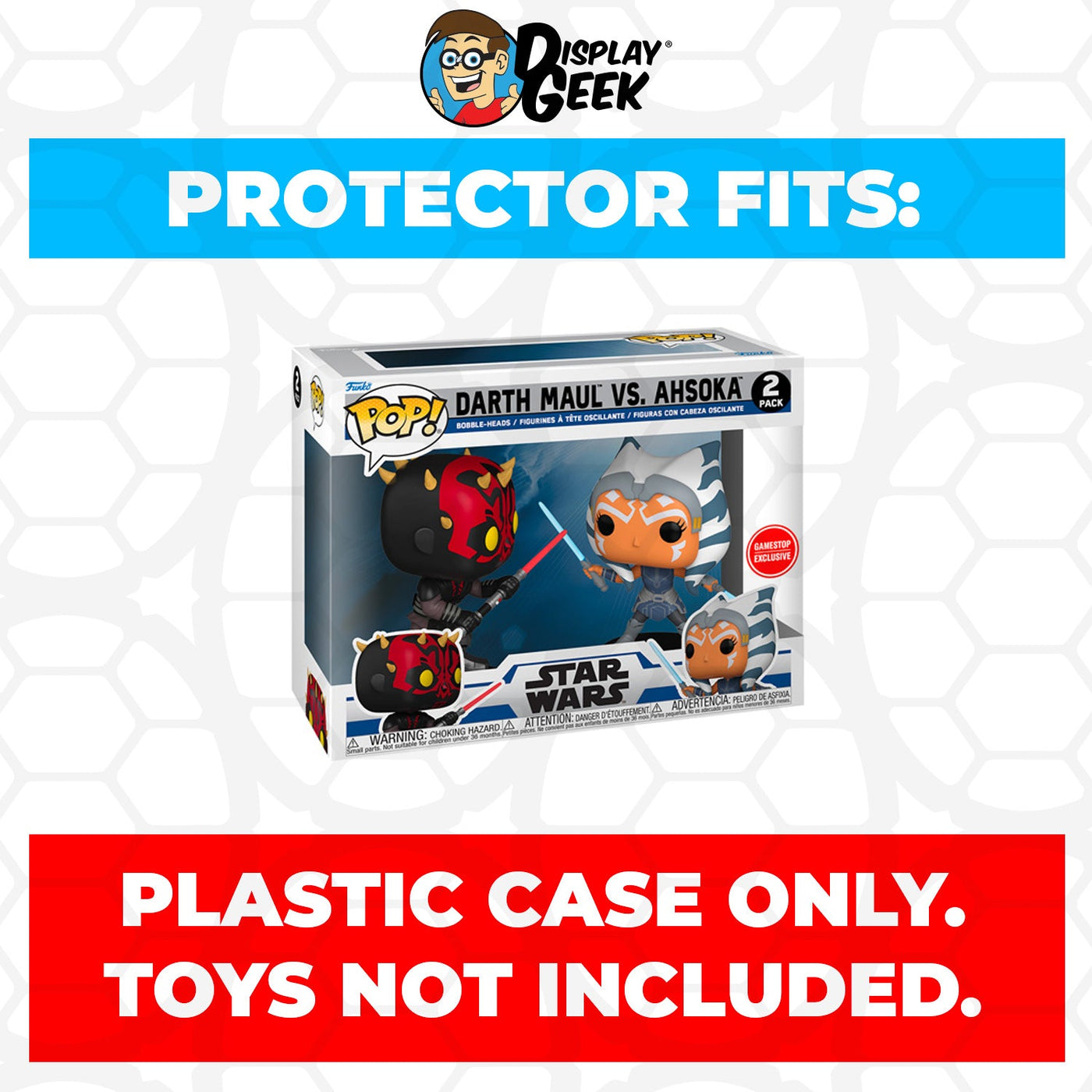 Funko POP! 2 Pack Darth Maul vs Ahsoka Pop Protector Size CONFIRMED!