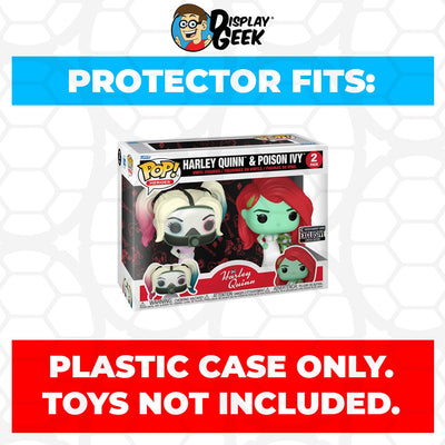 Funko POP! 2 Pack Harley Quinn & Poison Ivy Pop Protector Size CONFIRMED by Display Geek
