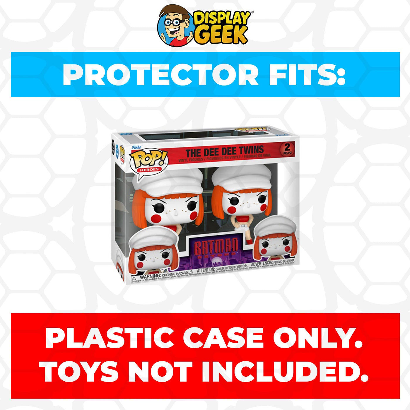 Funko POP! 2 Pack WWE The Dee Dee Twins Pop Protector Size