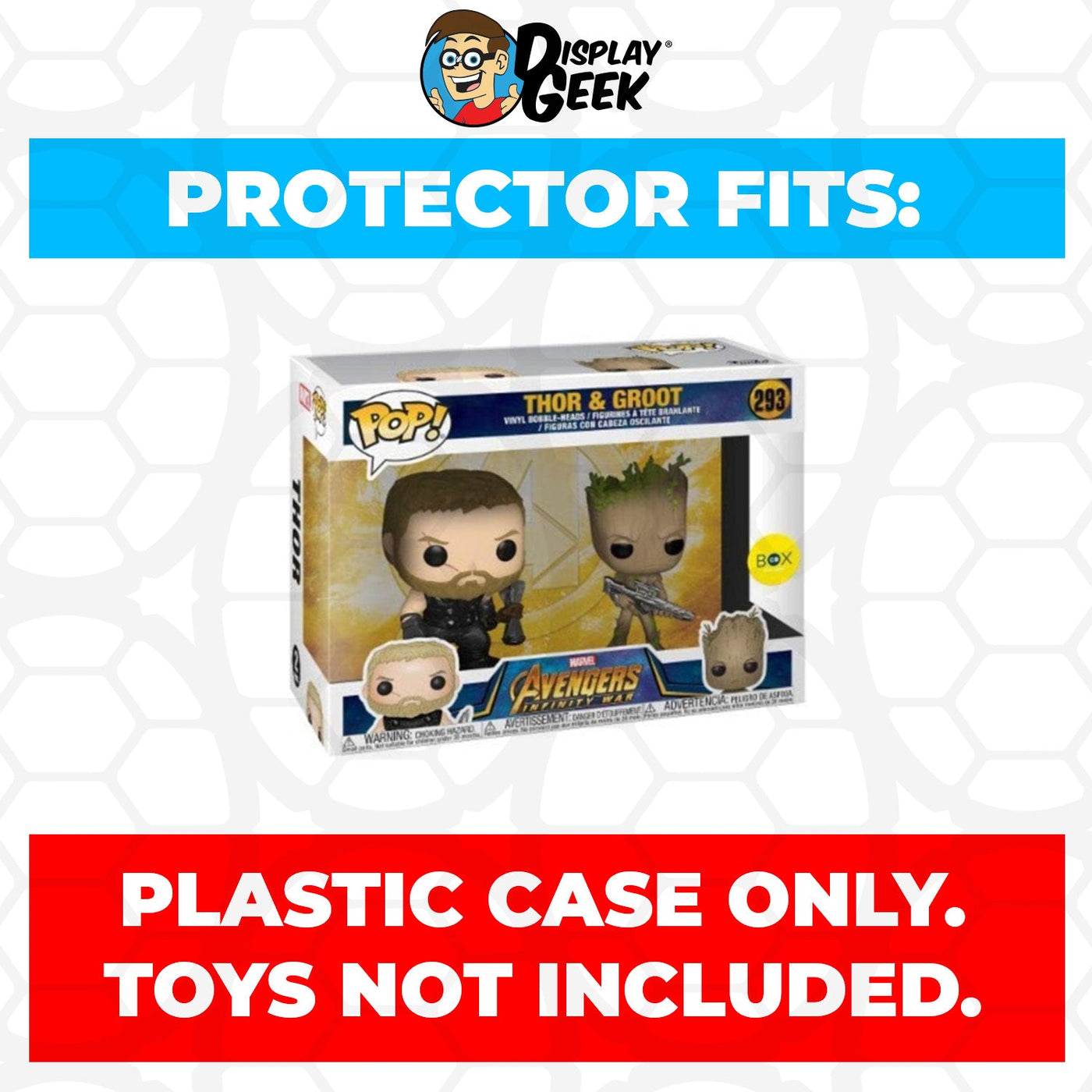 Funko POP! 2 Pack Thor & Groot Pop Protector Size CONFIRMED!