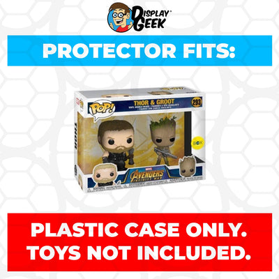 Funko POP! 2 Pack Thor & Groot Pop Protector Size CONFIRMED!