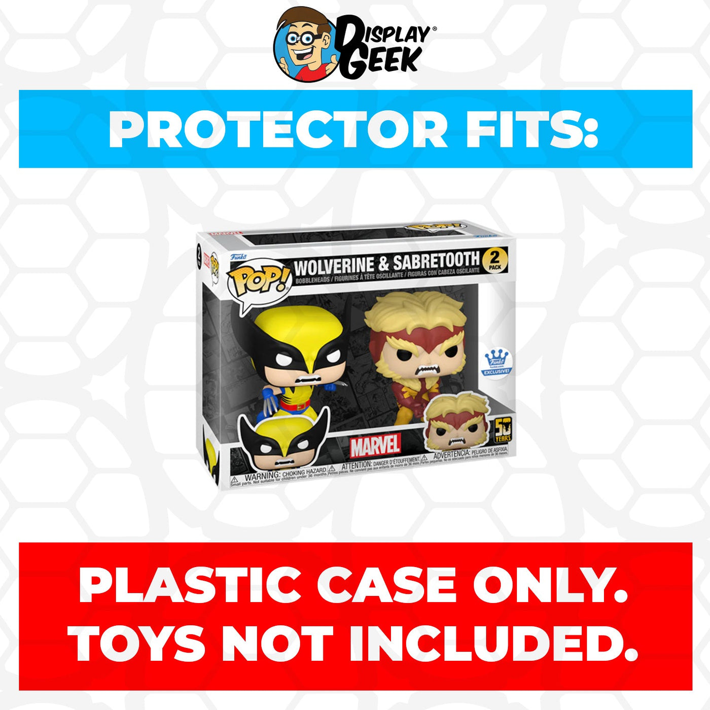 Funko POP! 2 Pack Wolverine & Sabretooth Pop Protector Size CONFIRMED by Display Geek