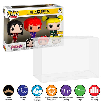 Funko POP! 3 Pack The Hex Girls Pop Protector Size CONFIRMED!