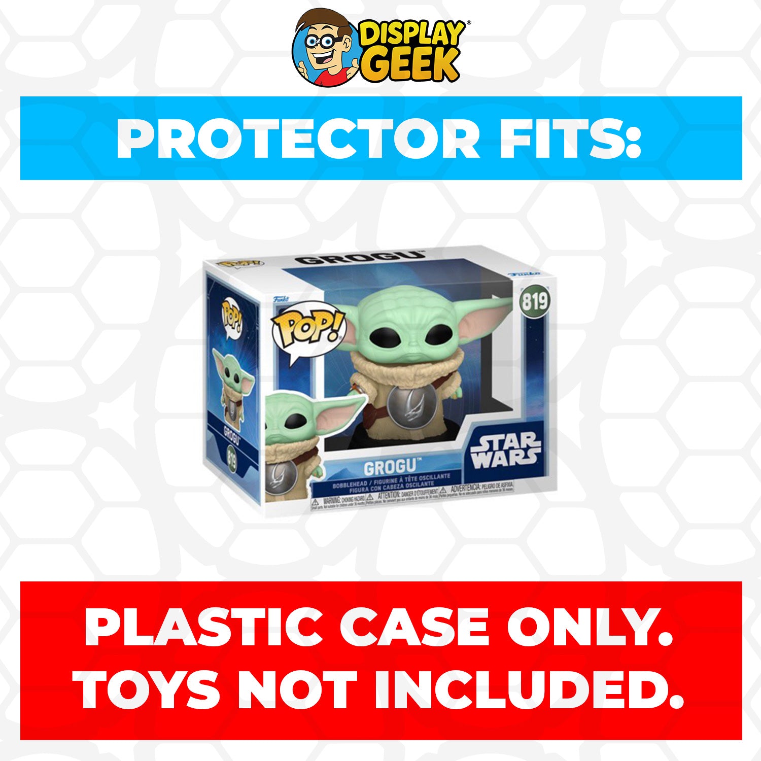 Funko POP! 4 inch Grogu #819 Pop Protector Size CONFIRMED by Display ...
