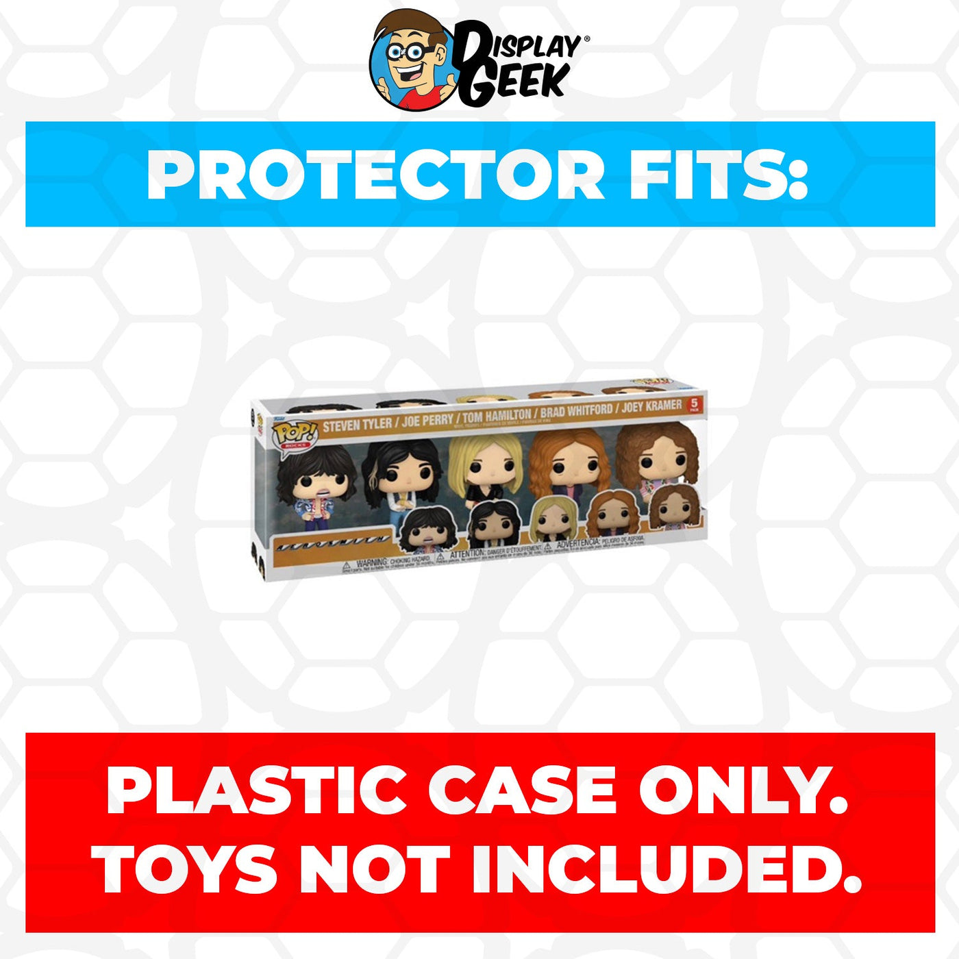 Funko POP! 5 Pack Aerosmith Pop Protector Size CONFIRMED by Display Geek