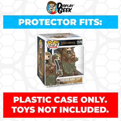 Funko POP! 6 inch Treebeard with Merry & Pippin #1579 Super Size Pop Protector CONFIRMED by Display Geek