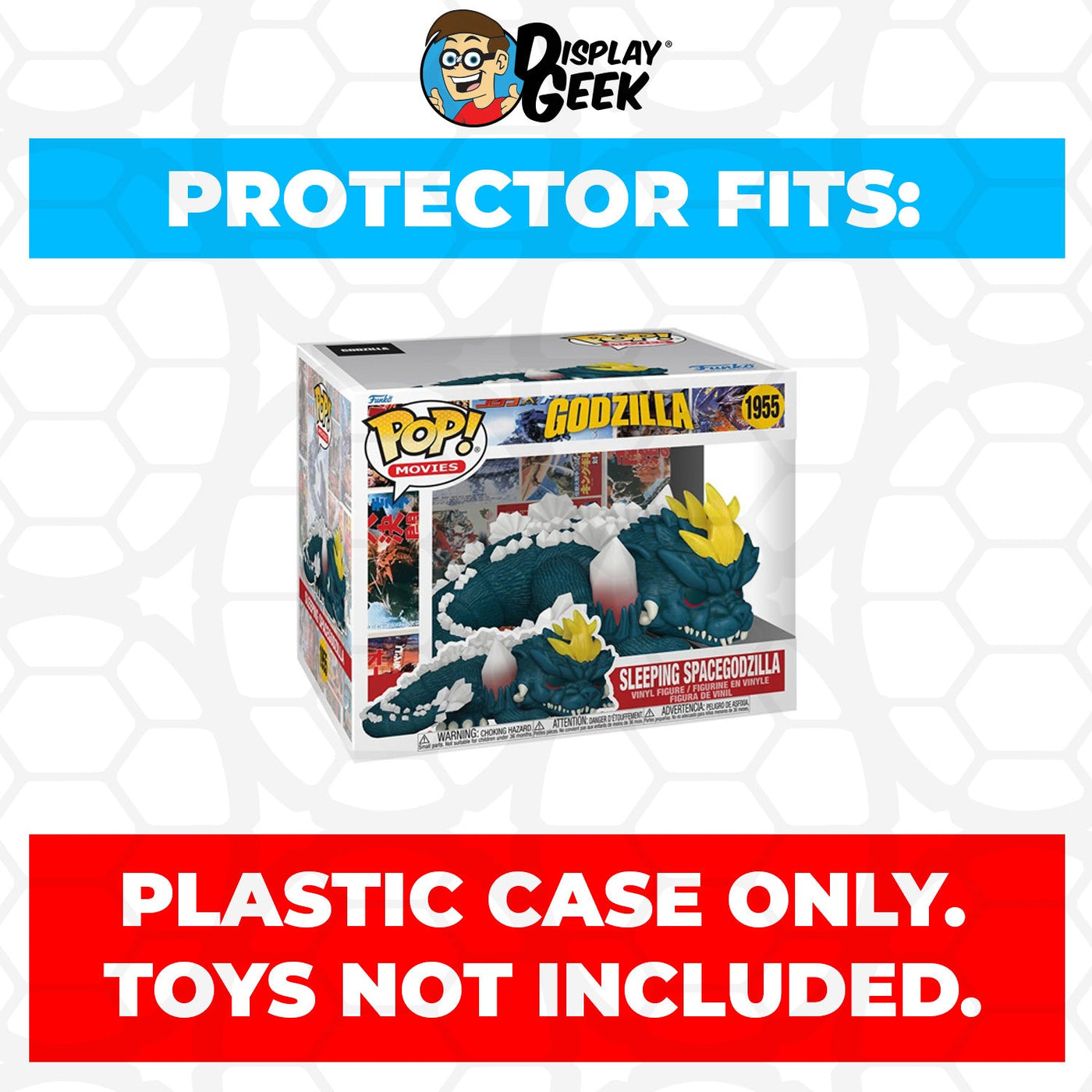 Funko POP! 6 inch Sleeping Spacegodzilla #1955 Super Size Pop Protector CONFIRMED by Display Geek 