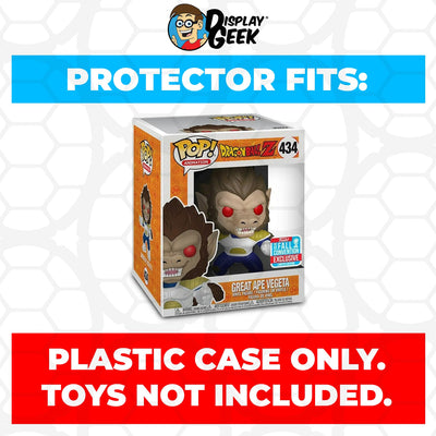 Funko POP! 6 inch Great Ape Vegeta NYCC #434 Super Size Pop Protector CONFIRMED by Display Geek