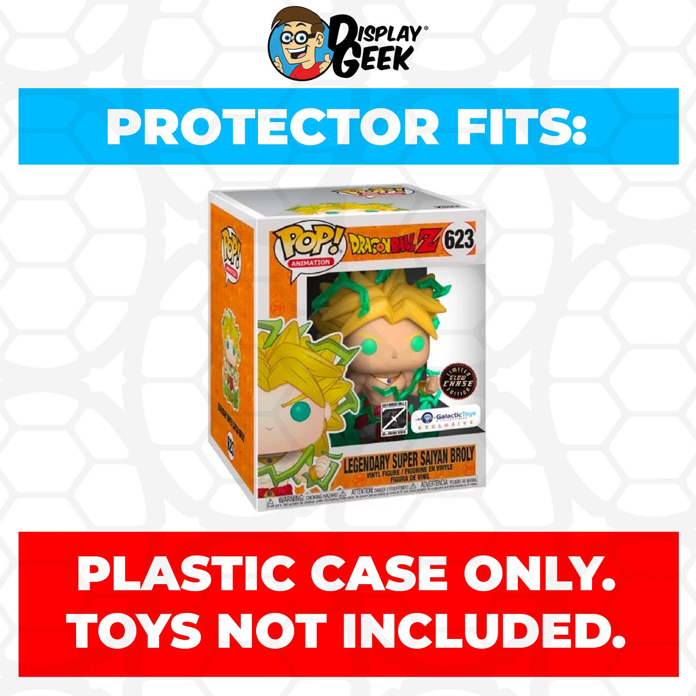 Funko POP! 6 inch Legendary Super Saiyan Broly #623 Super Size Pop Protector Size CONFIRMED!