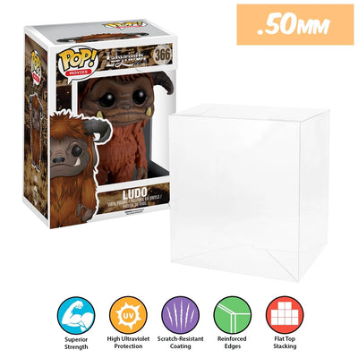 Funko POP! 6 inch Labyrinth Ludo #366 Pop Protector Size CONFIRMED by Display Geek