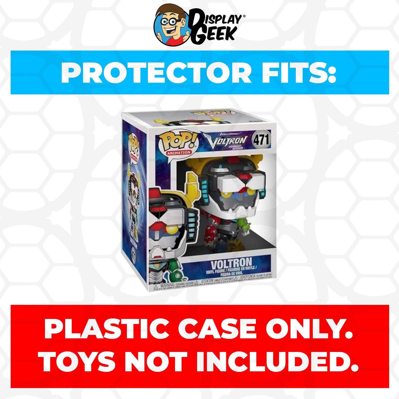 Funko POP! 6 inch Voltron #471 Super Size Pop Protector CONFIRMED by Display Geek