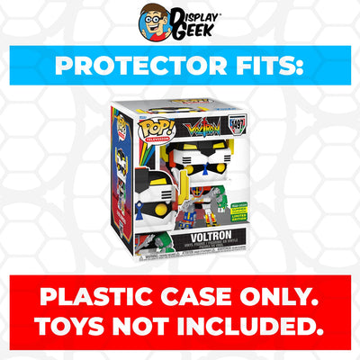 Funko POP! 6 inch Voltron SDCC #1497 Super Size Pop Protector CONFIRMED by Display Geek