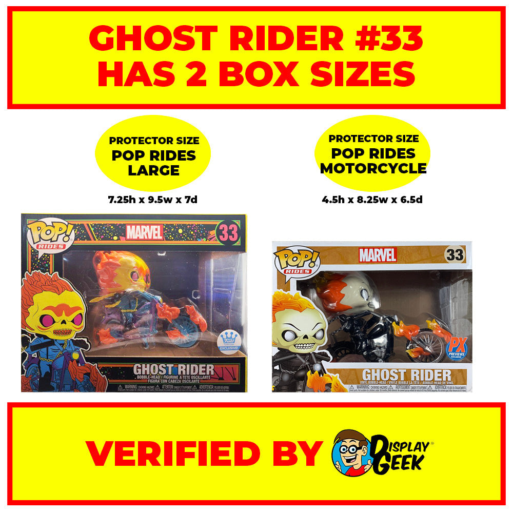 Why you should just ask Display Geek? Box Differences Ghost Rider #33 ...