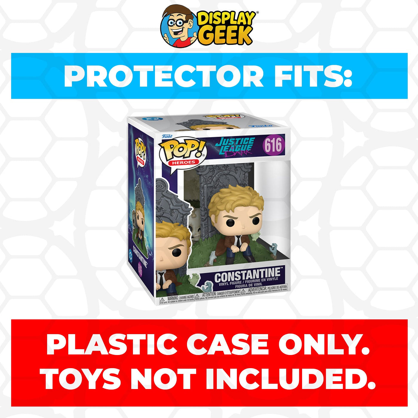 Funko POP! Premium Constantine #616 Pop Protector Size CONFIRMED