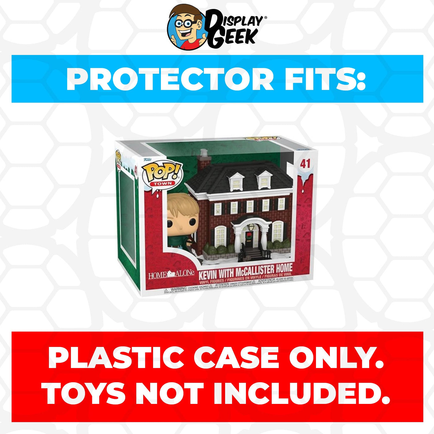 Funko POP! Town Home Alone - Kevin with McCallister Home #41 Pop Protector Size CONFIRMED by Display Geek