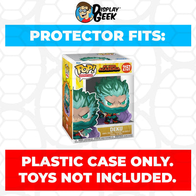Funko POP! Premium My Hero Academia - Deku #2157 Pop Protector Size CONFIRMED by Display Geek