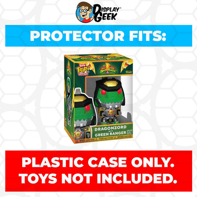 Funko Bitty POP! Bot Dragonzord With Green Ranger Pop Protector Size CONFIRMED by Display Geek