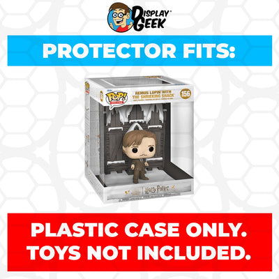 Funko POP! Deluxe Remus Lupin With The Shrieking Shack #156 Pop Protector Size CONFIRMED by Display Geek