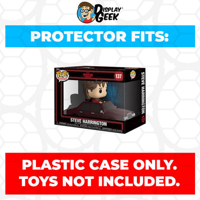Funko POP! Rides Stranger Things - Steve Harrington #137 Pop Protector Size CONFIRMED by Display Geek