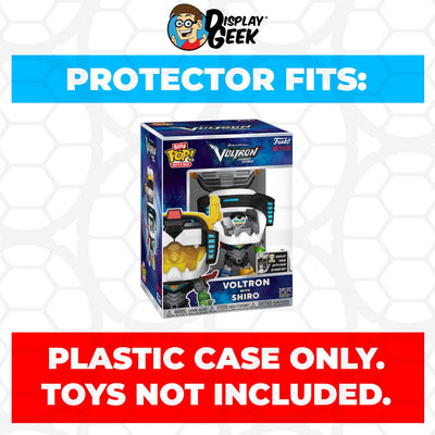 Funko Bitty POP! Bot Voltron with Shiro Pop Protector Size CONFIRMED by Display Geek