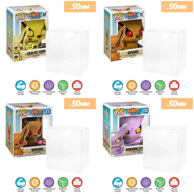 Funko POP! 6 inch Kurama, Guardians Ship, Disney Villains Pop Protector Size CONFIRMED!