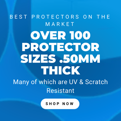Best Pop Protectors - Over 100 Sizes 0.50mm Thick - Many are UV and Scratch Resistant