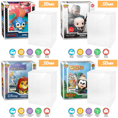 NEW PROTECTORS - Funko POP! VHS & Game Covers Pop Protectors In Stock!