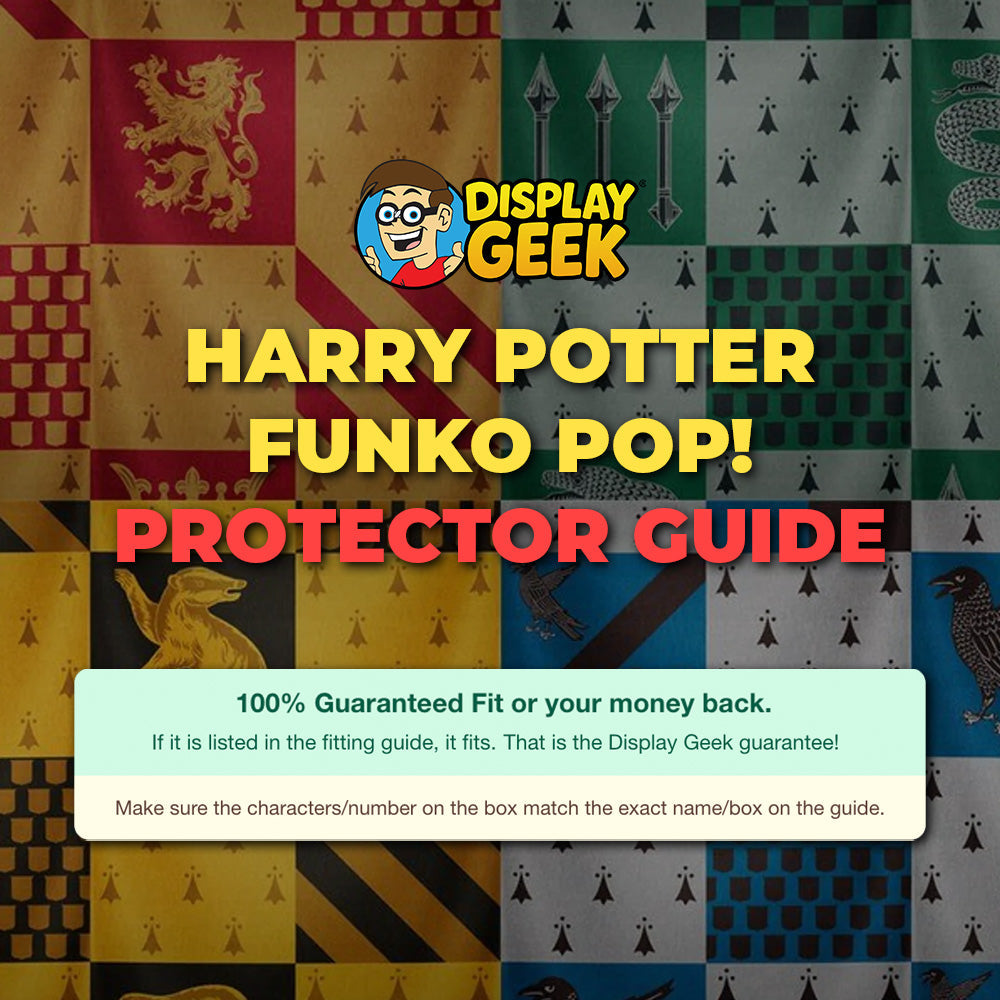 Protector Guide Comp Harry Potter Funko Pop Protector Guide | Display Geek | Display Geek, Inc.