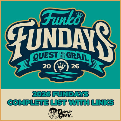 Funko Fundays Quest for the Grail - Atlantis 2026 - Box of Fun Complete List with Links