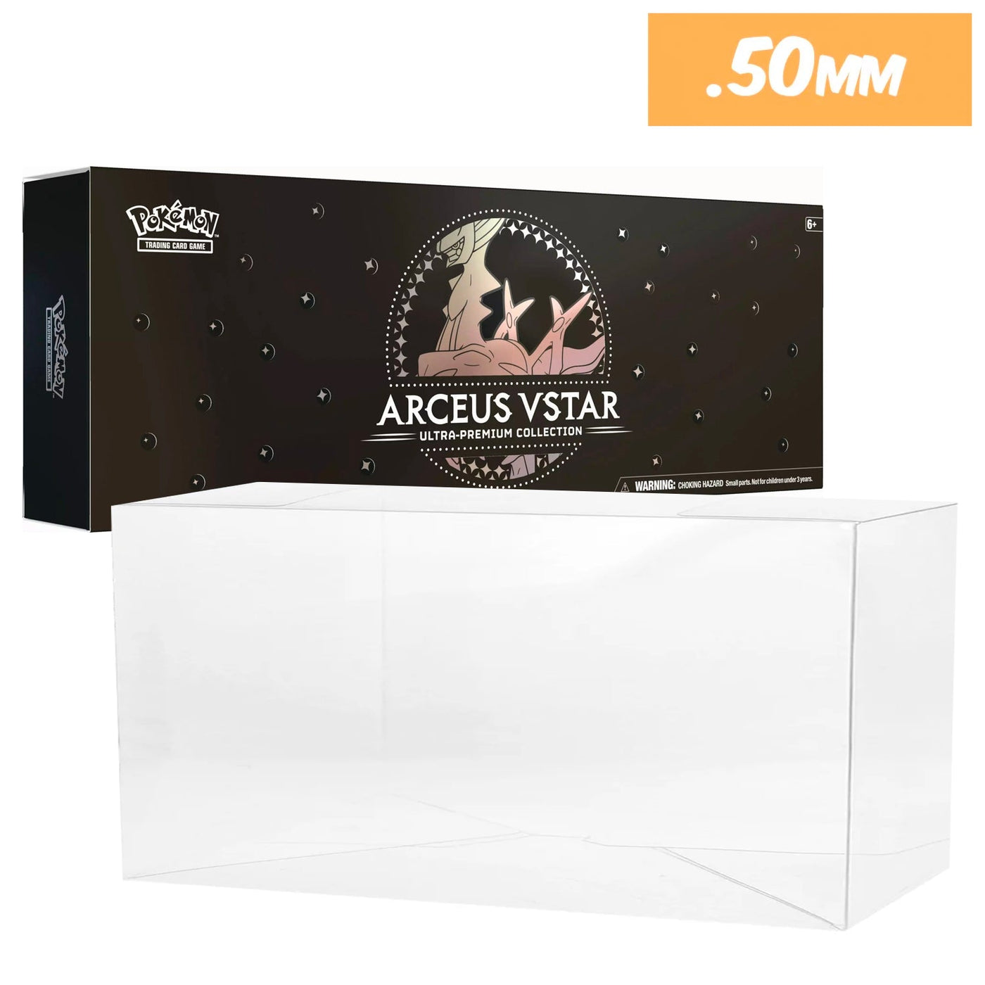 Pokemon TCG Arceus VSTAR Ultra Premium Collection Box Protector Size CONFIRMED!