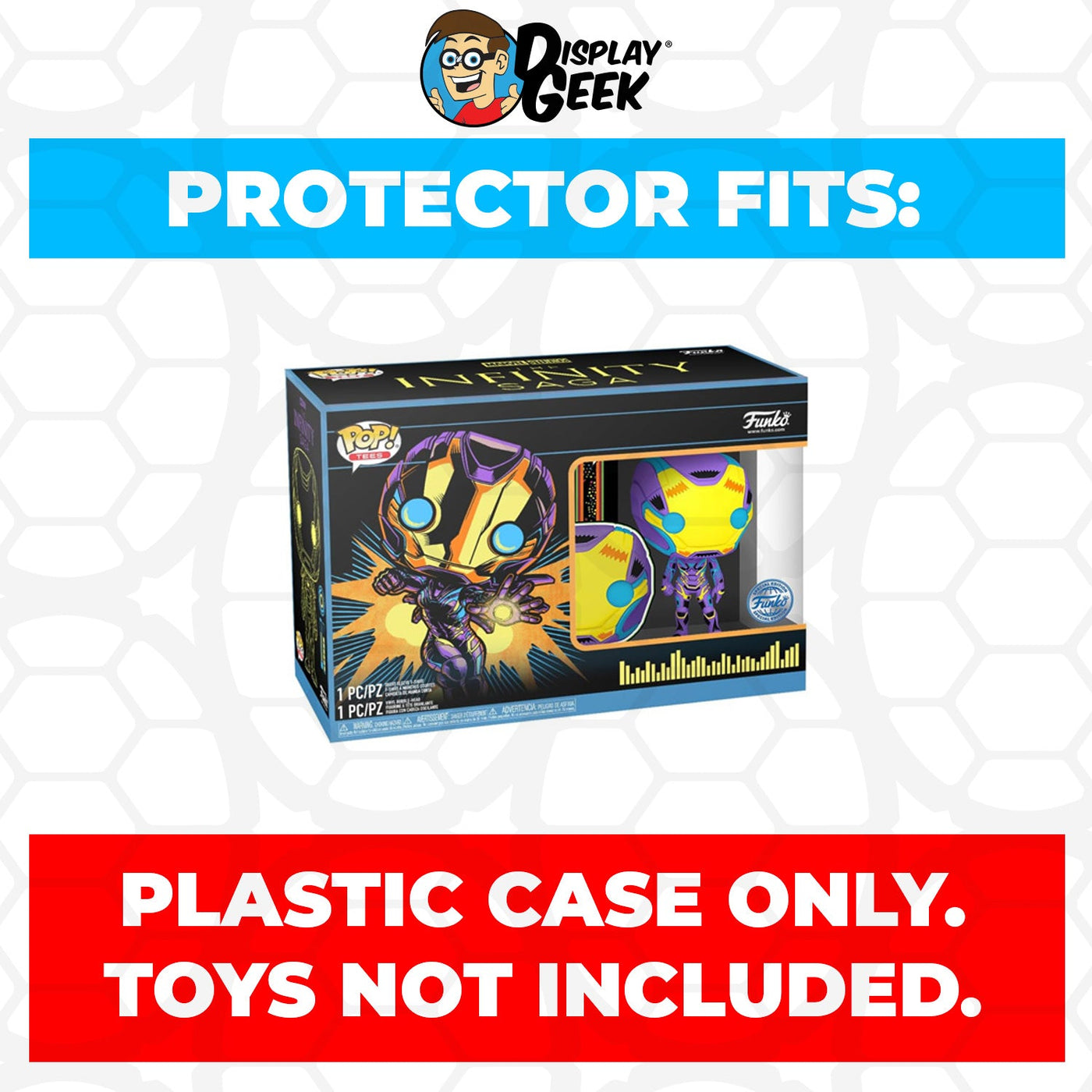 Funko POP! & Tee Rescue Blacklight #480 Pop Protector Size CONFIRMED!