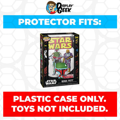 Funko POP! Comic Covers Boba Fett Retro #04 Pop Protector Size CONFIRMED by Display Geek