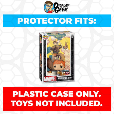 Funko POP! Comic Covers Squirrel Girl #45 Pop Protector Size Confirmed by Display Geek