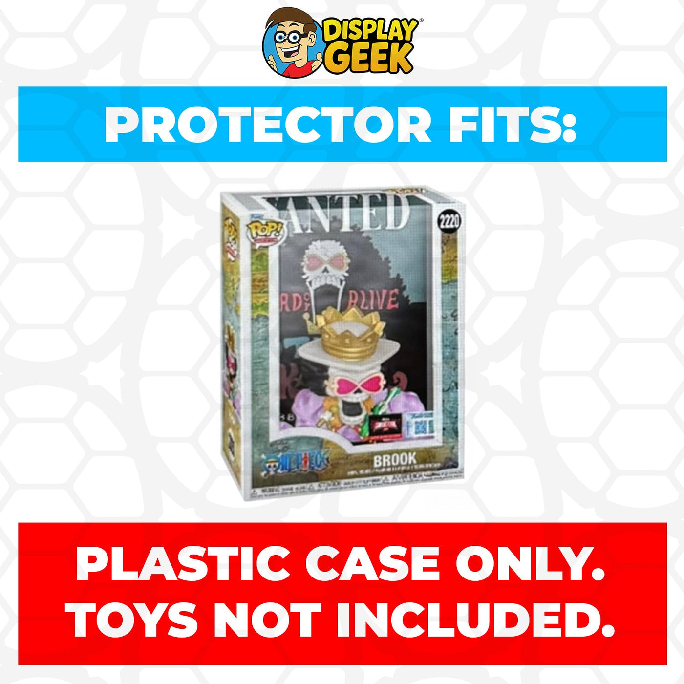 Funko POP! Cover One Piece - Brook #2220 Pop Protector Size