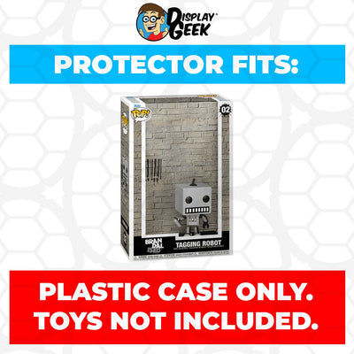 Funko POP! Art Cover Brandalised Tagging Robot #02 Pop Protector Size CONFIRMED!