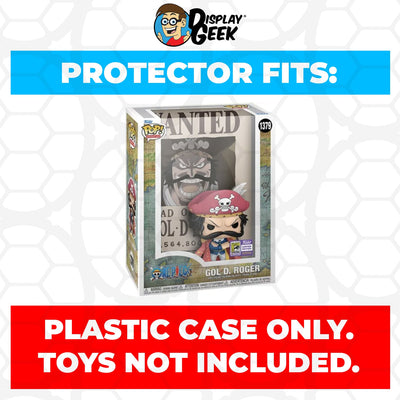 Funko POP! Cover One Piece - Gol D. Roger SDCC #1379 Pop Protector Size CONFIRMED!