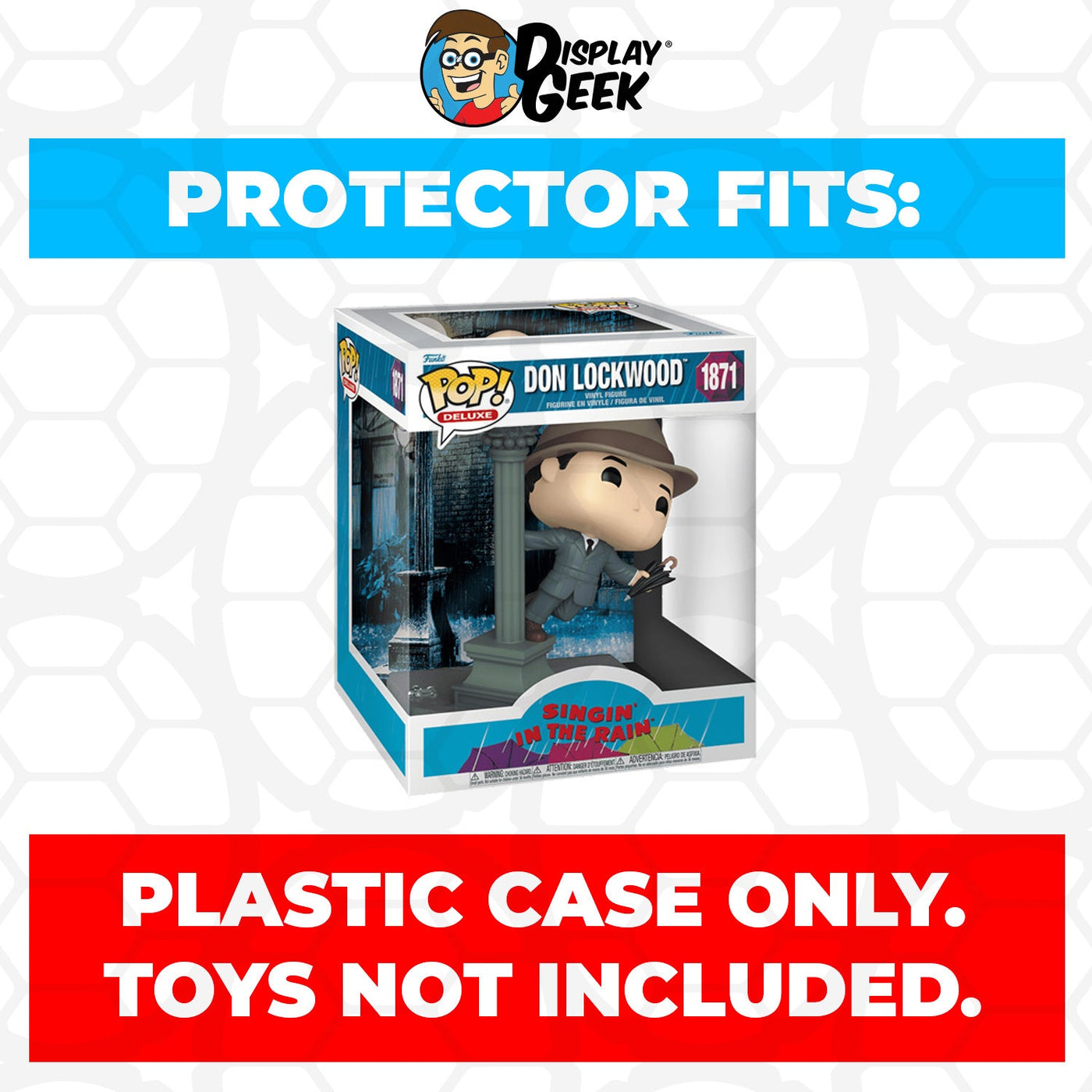 Funko POP! Deluxe Singing in The Rain - Don Lockwood #1871 Pop Protector Size CONFIRMED by Display Geek 