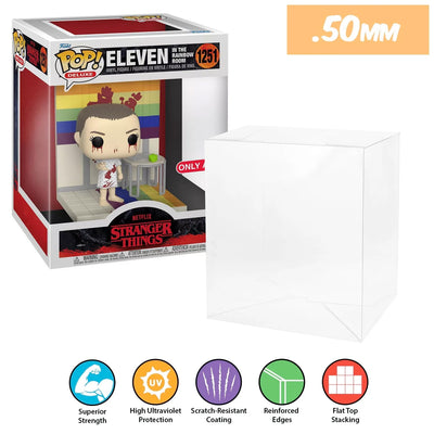 Funko POP! Deluxe Eleven in the Rainbow Room #1251 Pop Protector Size CONFIRMED by Display Geek